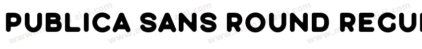 Publica Sans Round Regular Italic字体转换